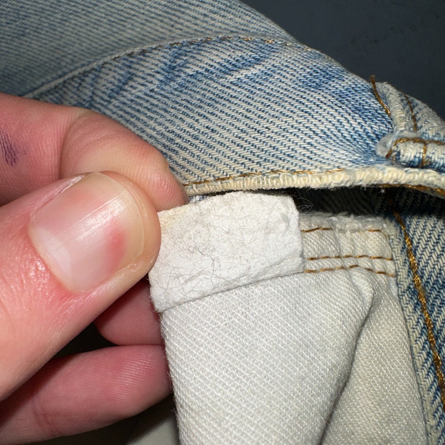 Levis 501 Vintage 80s Redline Selvedge USA XX Jeans Light Wash 1980s Act 28x29