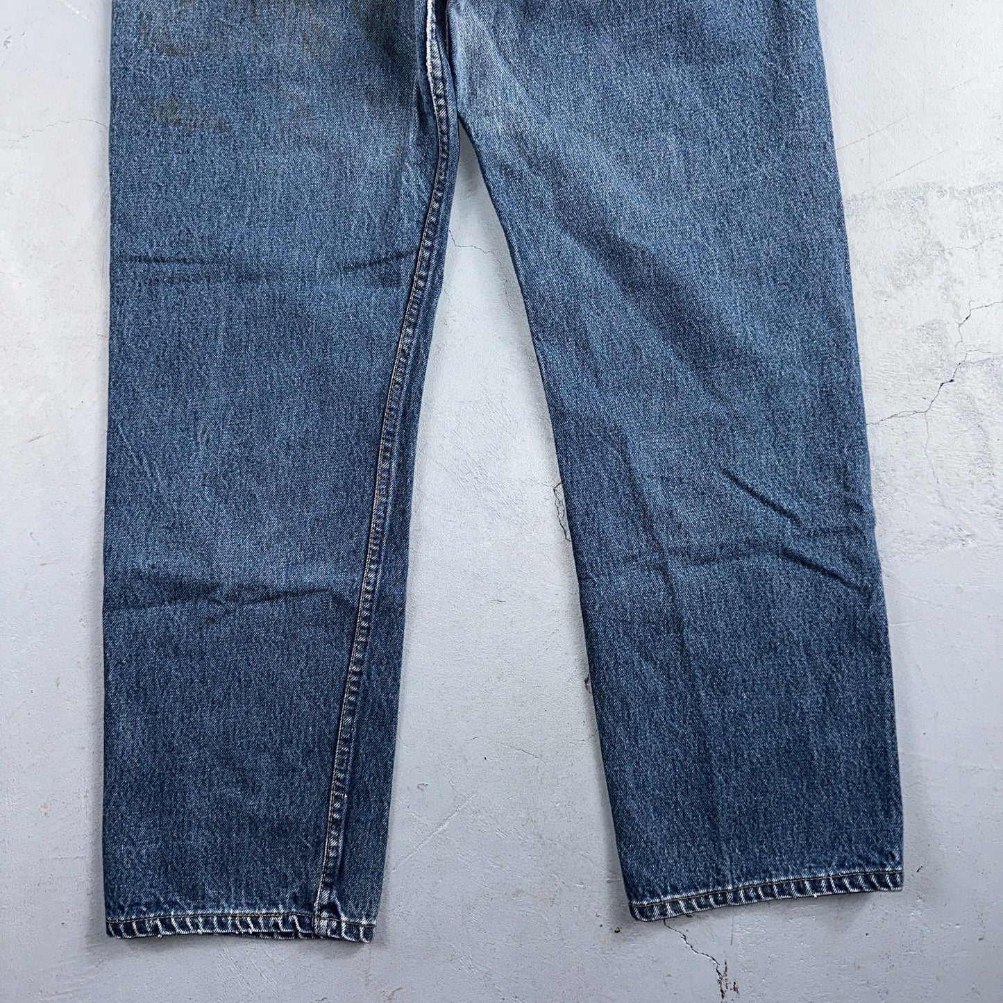 Levis 501 Vintage 90s USA XX Straight Leg Jeans Blue Med Wash 36x32 Act 32x28