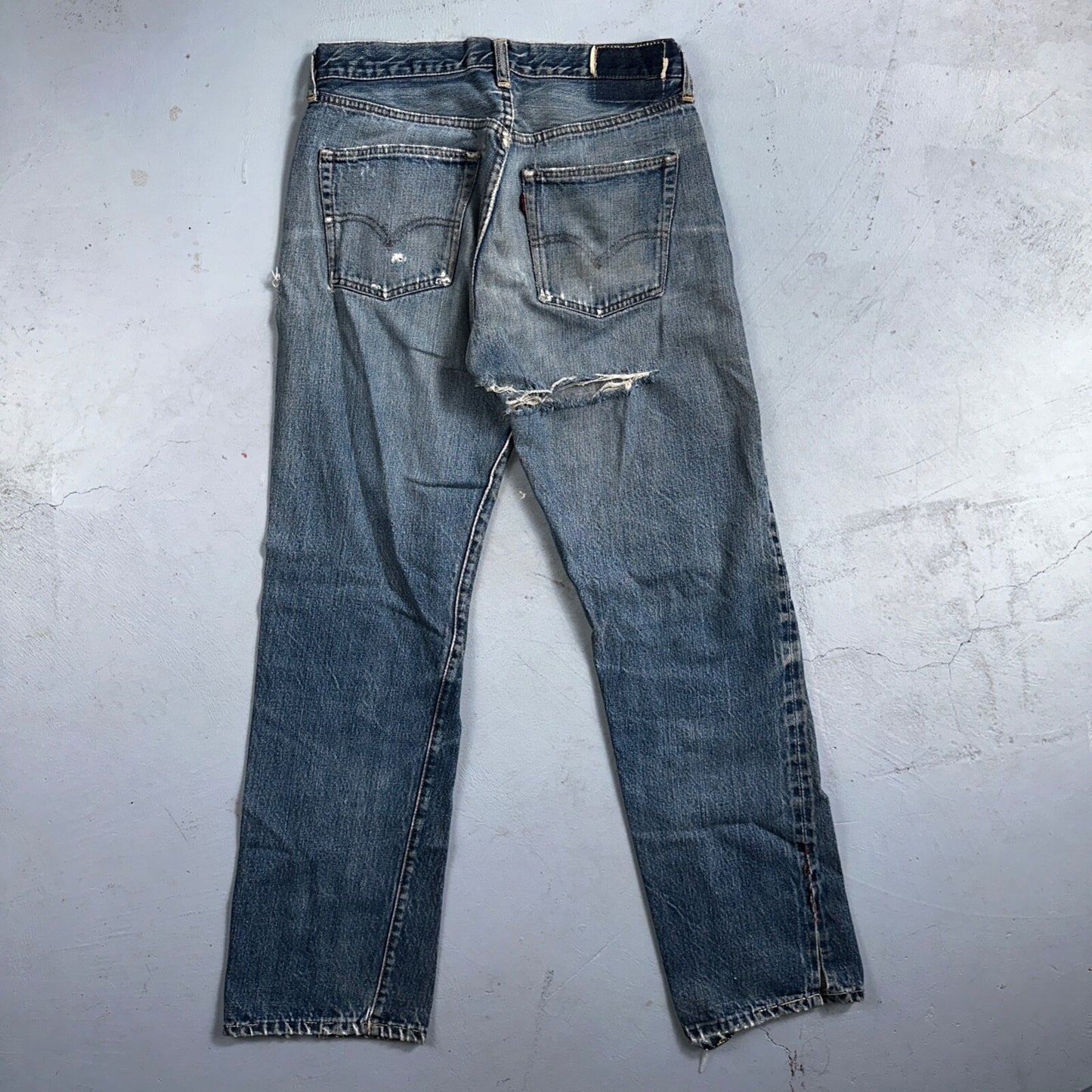 Levis 501 Big E Vintage 60s Redline Selvedge USA XX 1960s Jeans 66 Act 28x28