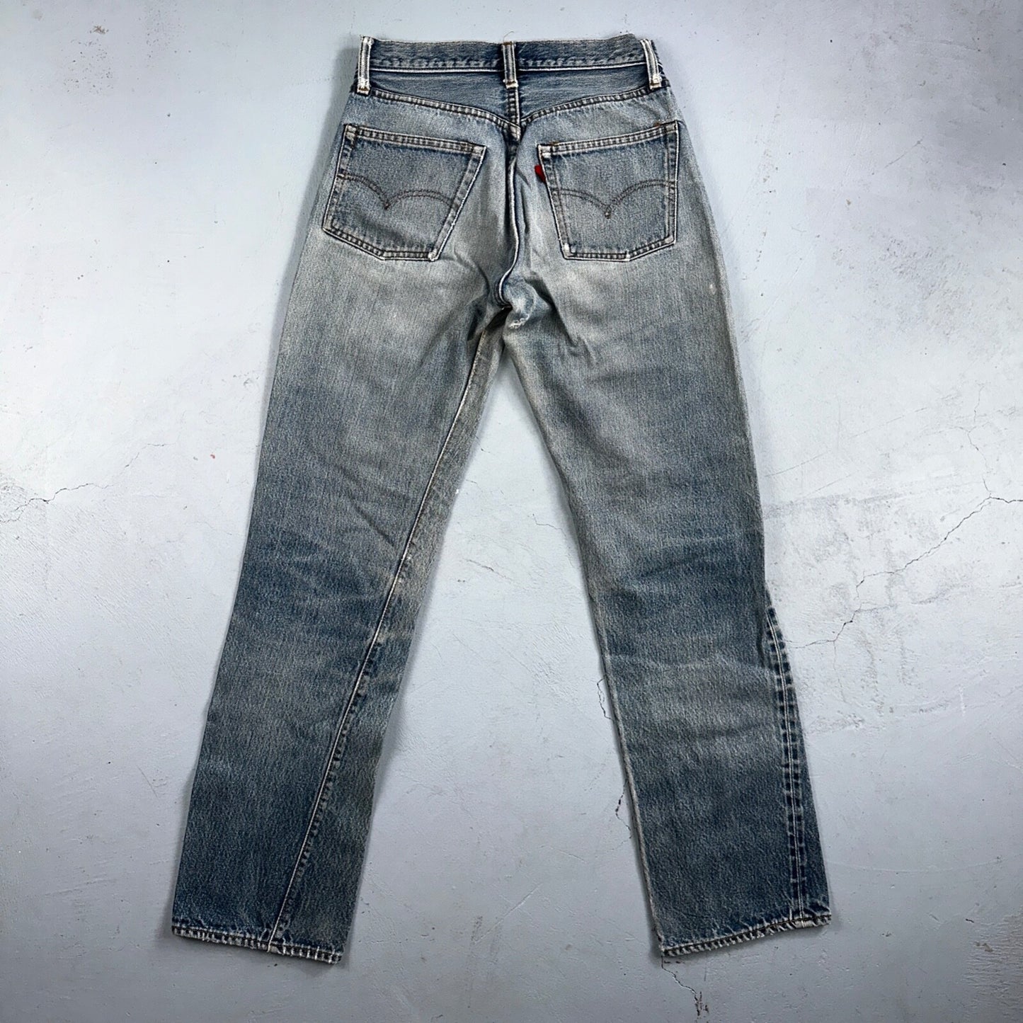 Levis 501 Vintage 80s Redline Selvedge USA XX Jeans Light Wash 30x36 Act 27x31