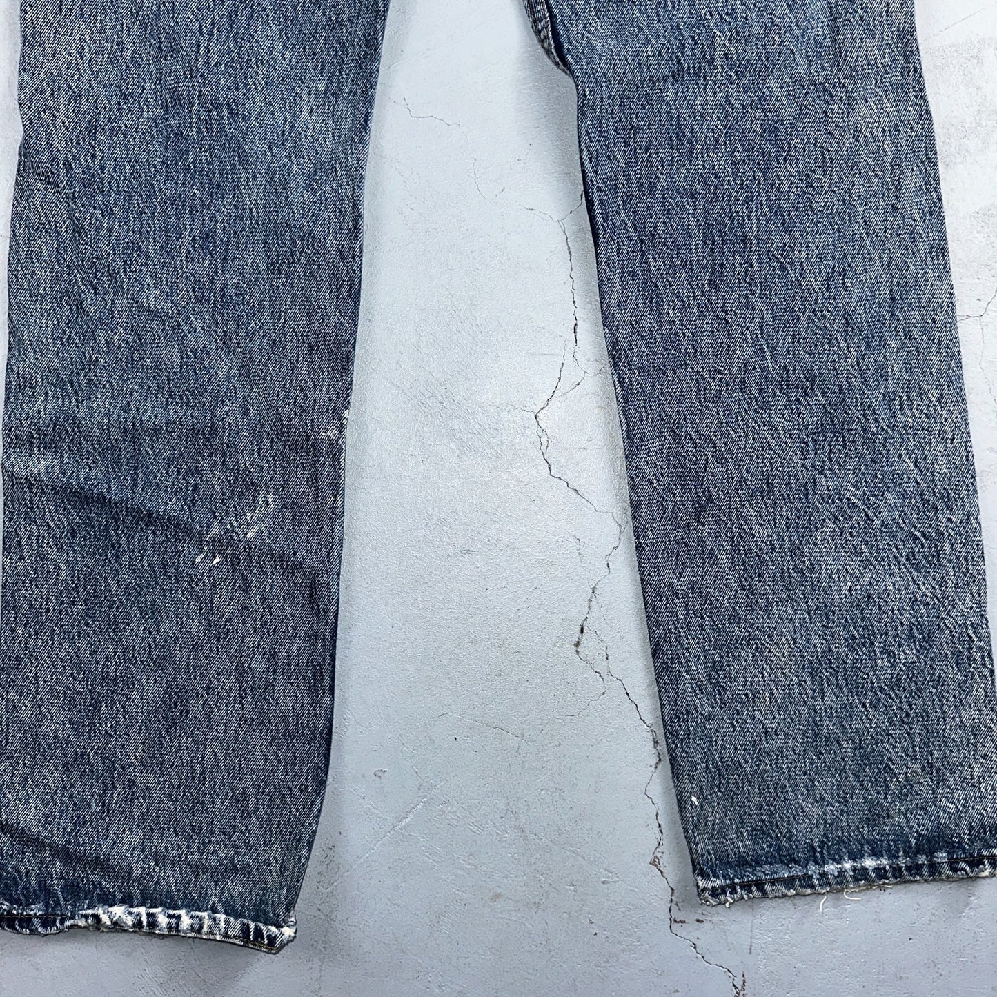 Levis 501 Vintage 80s USA XX Straight Leg Jeans Blue Light Wash 31x34 Act 30x32