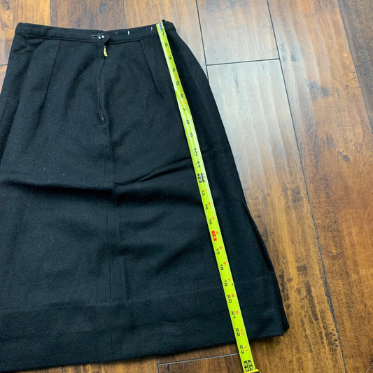 Vintage USA Rockabilly Womens Wool WWII Skirt 60s 70s Top Bottom Sanforized