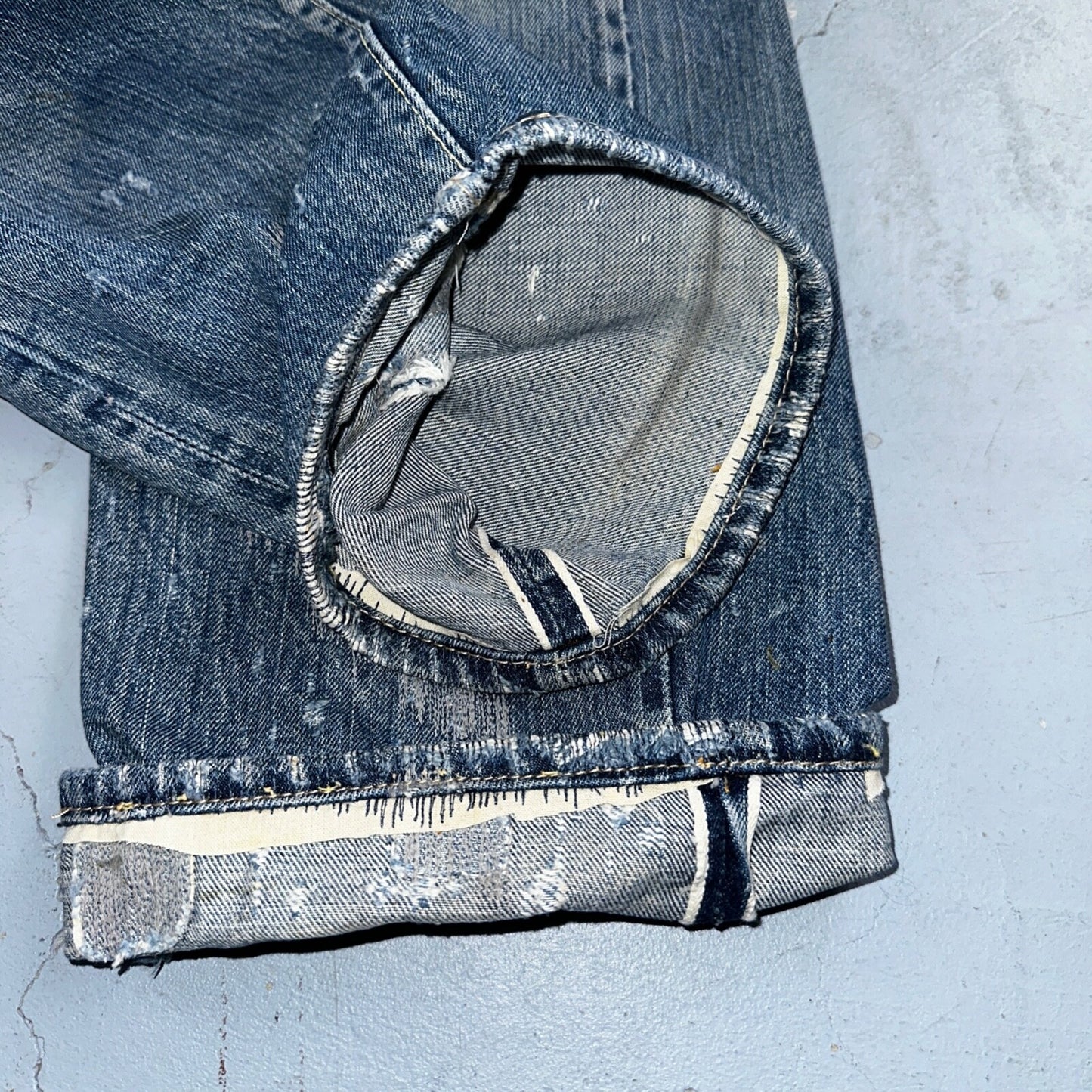 Levis 501 Big E Vintage 60s Redline Selvedge USA XX 1960s Jeans 66 Act 34x28