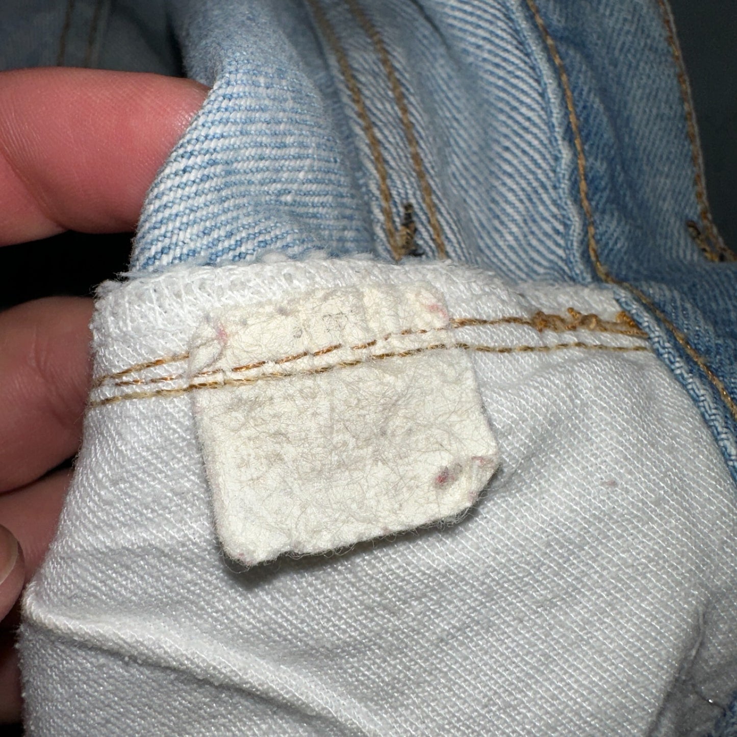 Levis 501 Vintage 80s Redline Selvedge USA XX Jeans Light Wash 1980s Act 29x30