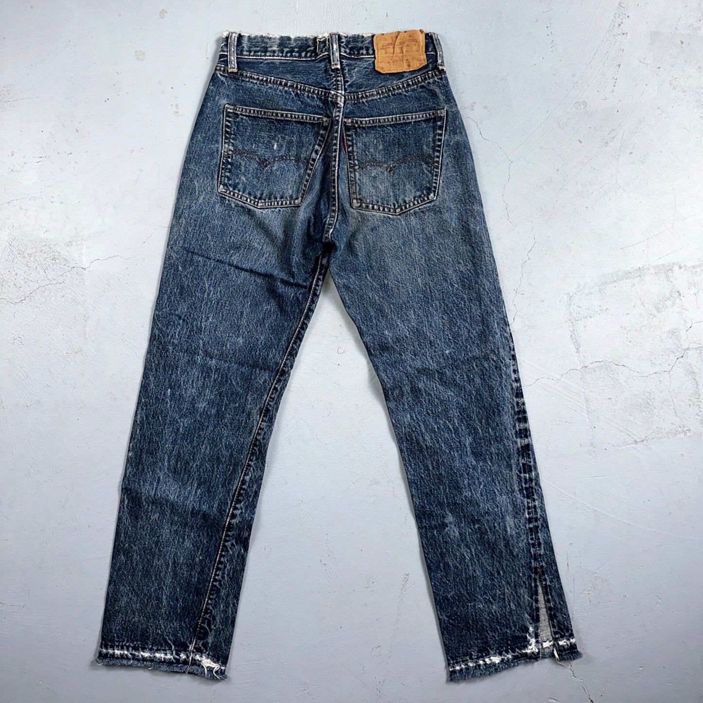 Levis 501 Big E Vintage 60s Redline Selvedge USA XX 1960s Jeans 28x32 Act 26x28