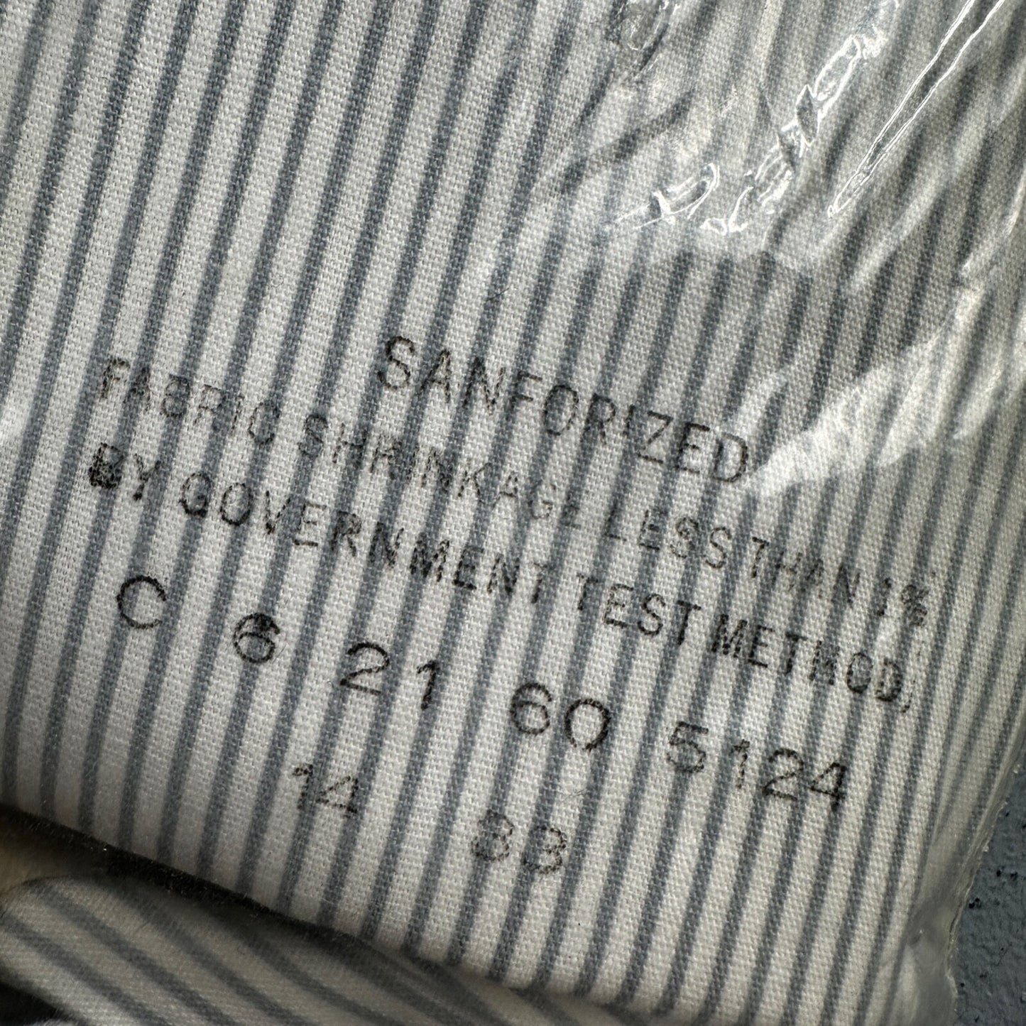 VTG Fruit of the Loom Sanforized Button Up Shirt Mens 1950s 14 NOS Rockabilly