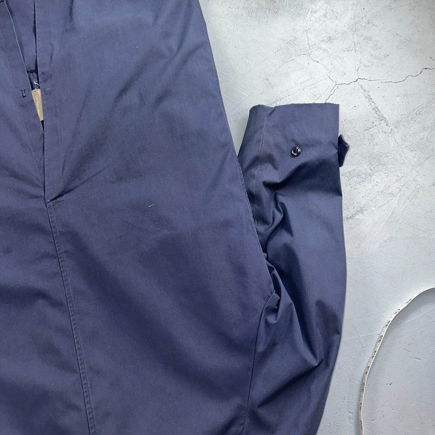 1970s VTG US Air Force Trench Coat 40s Blue All Weather Removable Liner 3556