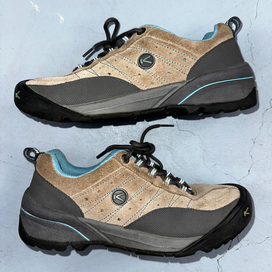 Keen Suede Leather Cap Toe Lace-Up Hiking Outdoor Shoes Women's 10