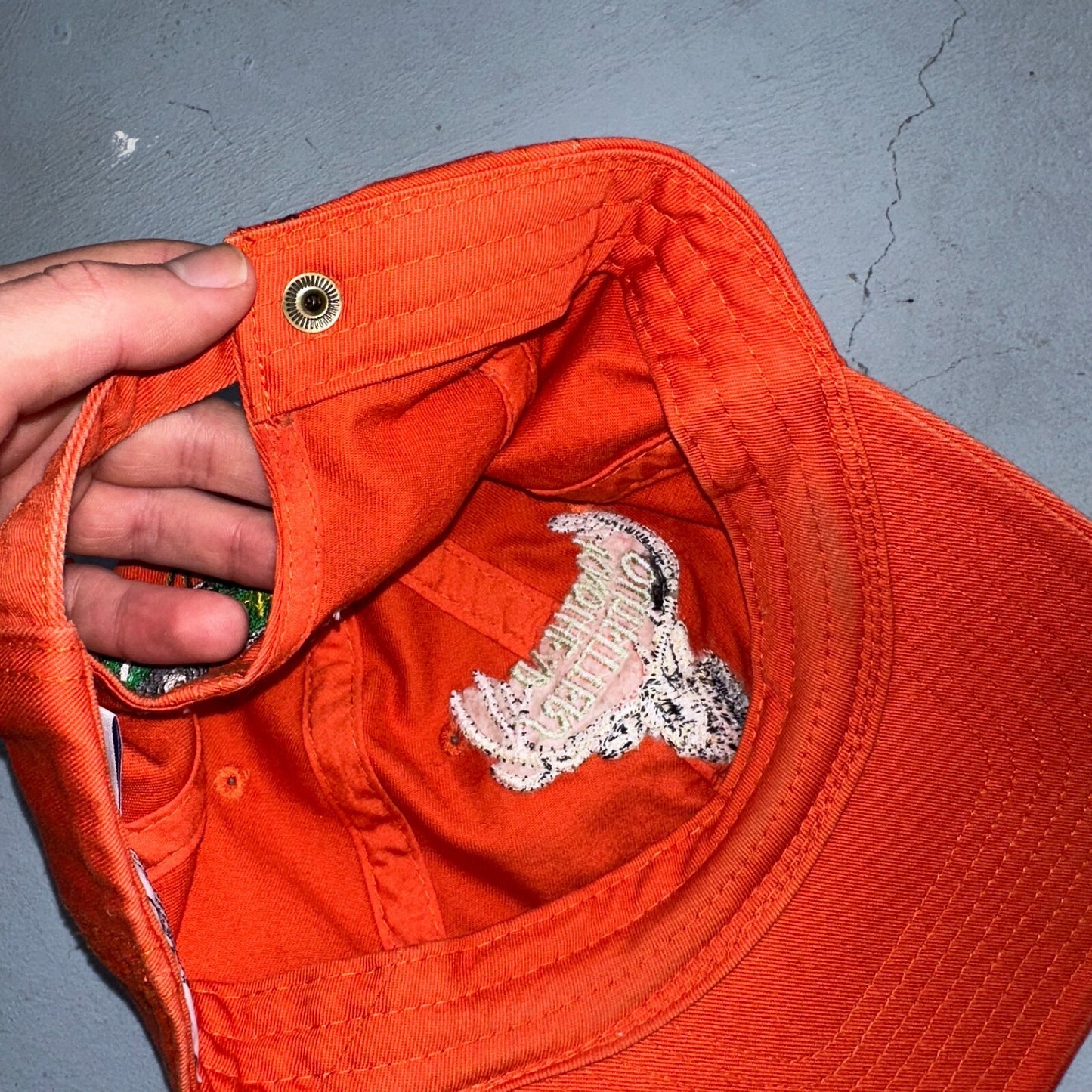 Champion Deer Vintage Trucker Hat Knothead Outfitter Hunting Orange Baseball