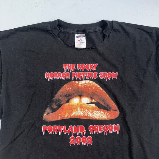 VTG 2002 Rocky Horror Picture Show T Shirt Movie Promo Horror Portland Oregon
