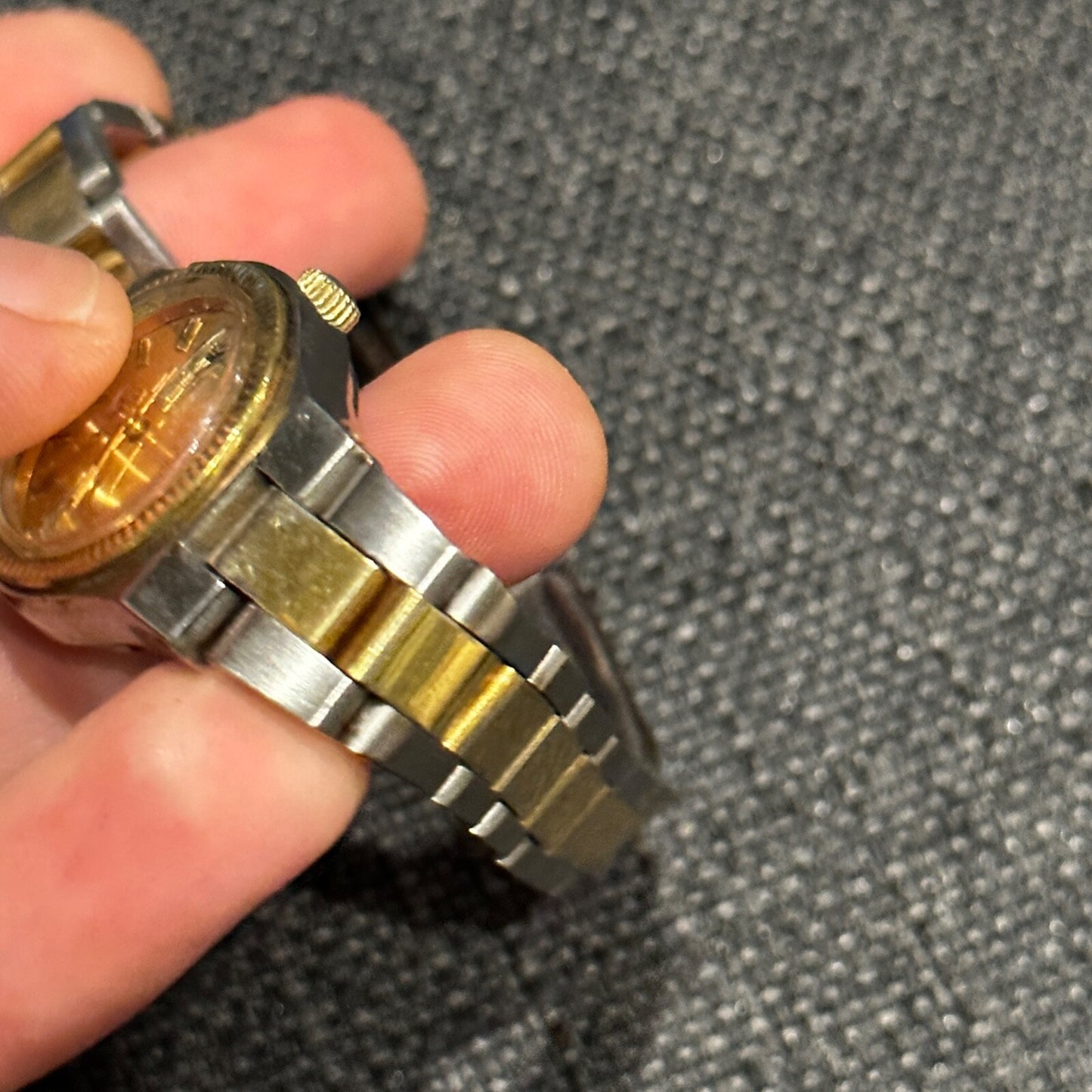 RARE RADO GOLDEN CITY Swiss Automatic Womens Watch c.1970s VTG Gold