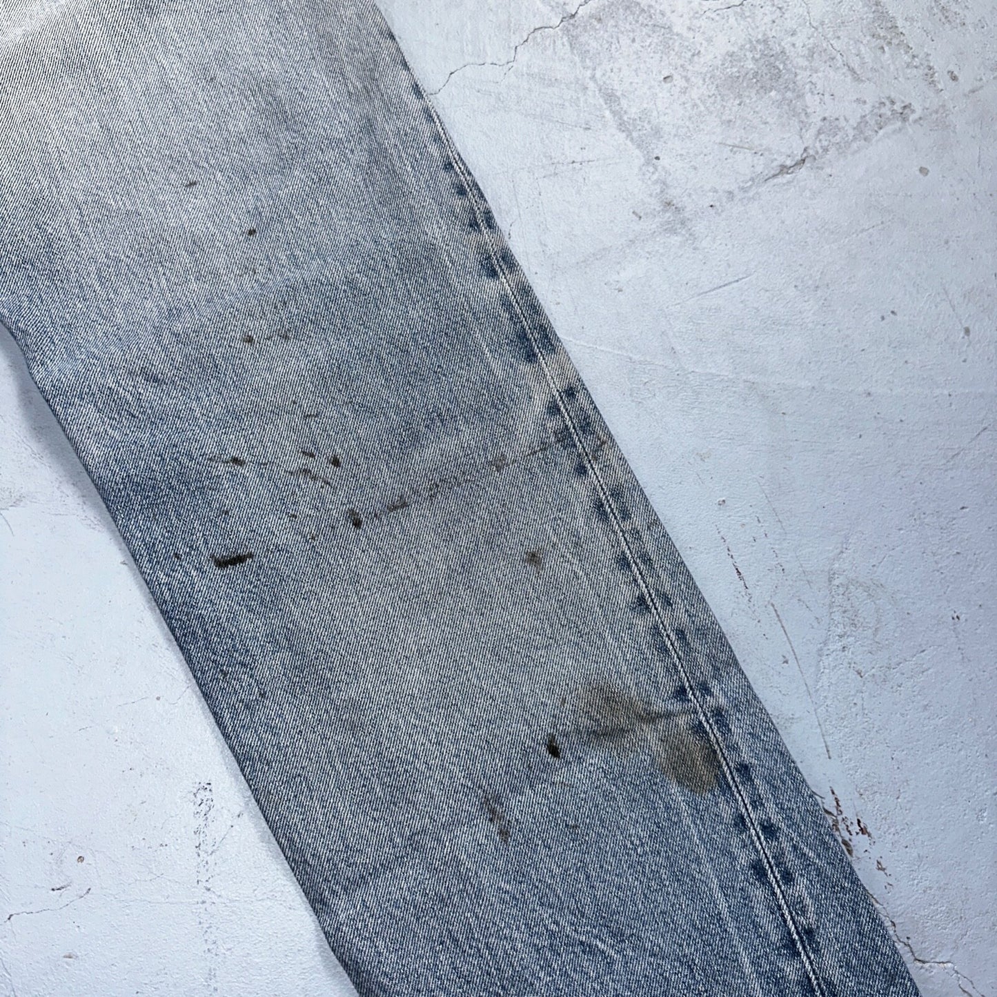 Levis 501 Vintage 80s Redline Selvedge USA XX Jeans Light Wash 30x34 Act 28X30
