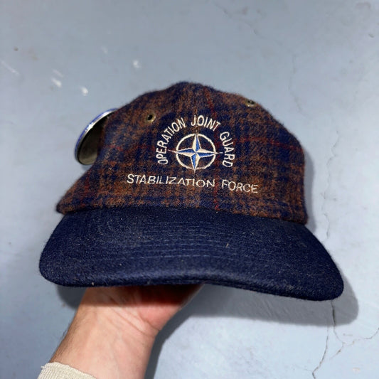 Operational Joint Guard VTG Hat Cap Snapback Stabilization Force Wool Military