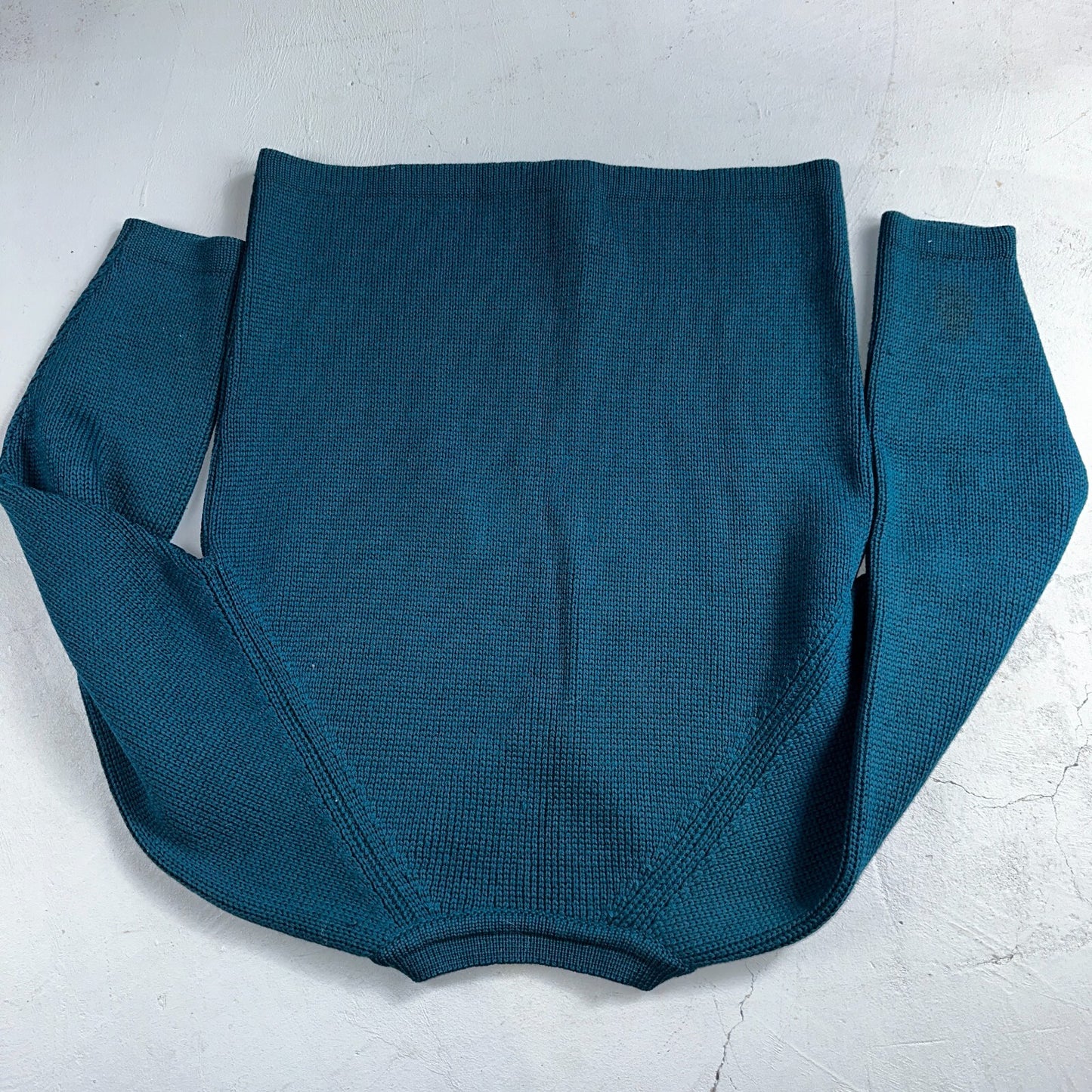Western Germany VTG Wachter Rosenheim 100% Wool Knit Sweater Rockabilly 60s 70s