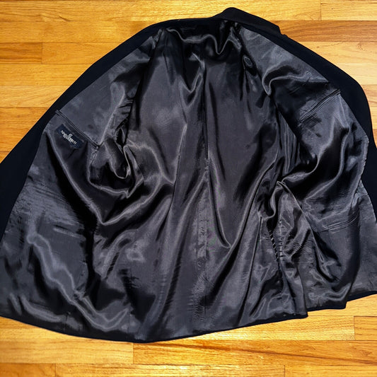 Nino Cerruti Rue Royale Double Breasted VTG Suit Jacket Blazer, 44 Union USA