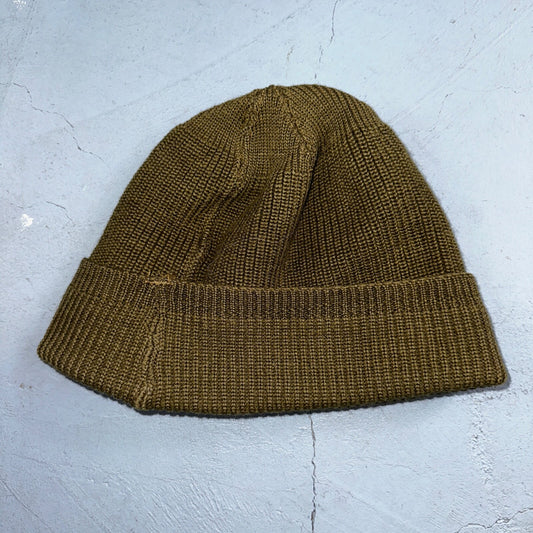 Vintage WWII Watch Cap Hat A-4 Rare Green Air Force Army 40s 50s Military A4 WW2