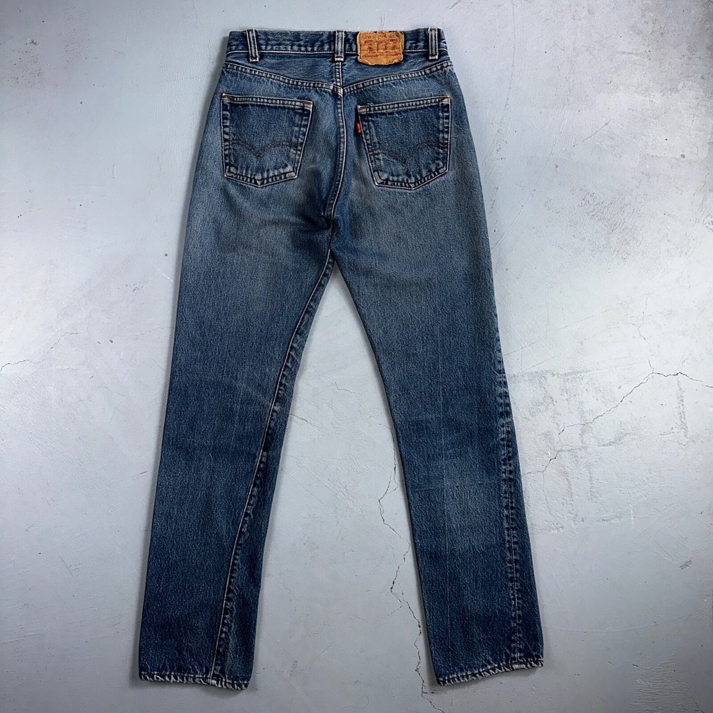 Levis 501 Vintage 80s USA XX Straight Leg Jeans Blue Med Wash 30x36 Act 27x31
