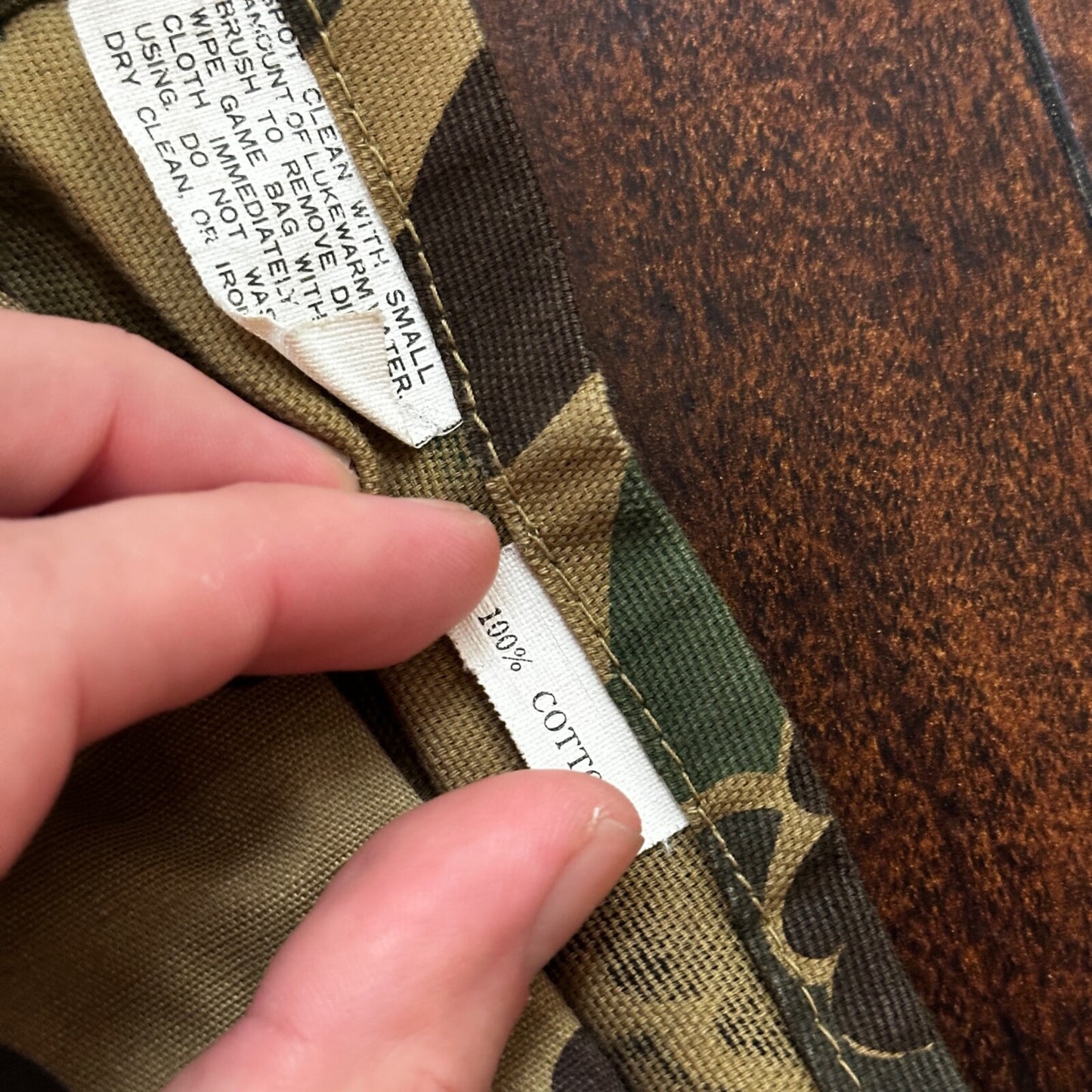 VTG Black Sheep Vest L Camouflage Japan Tan Hunting Game Pocket Frogskin