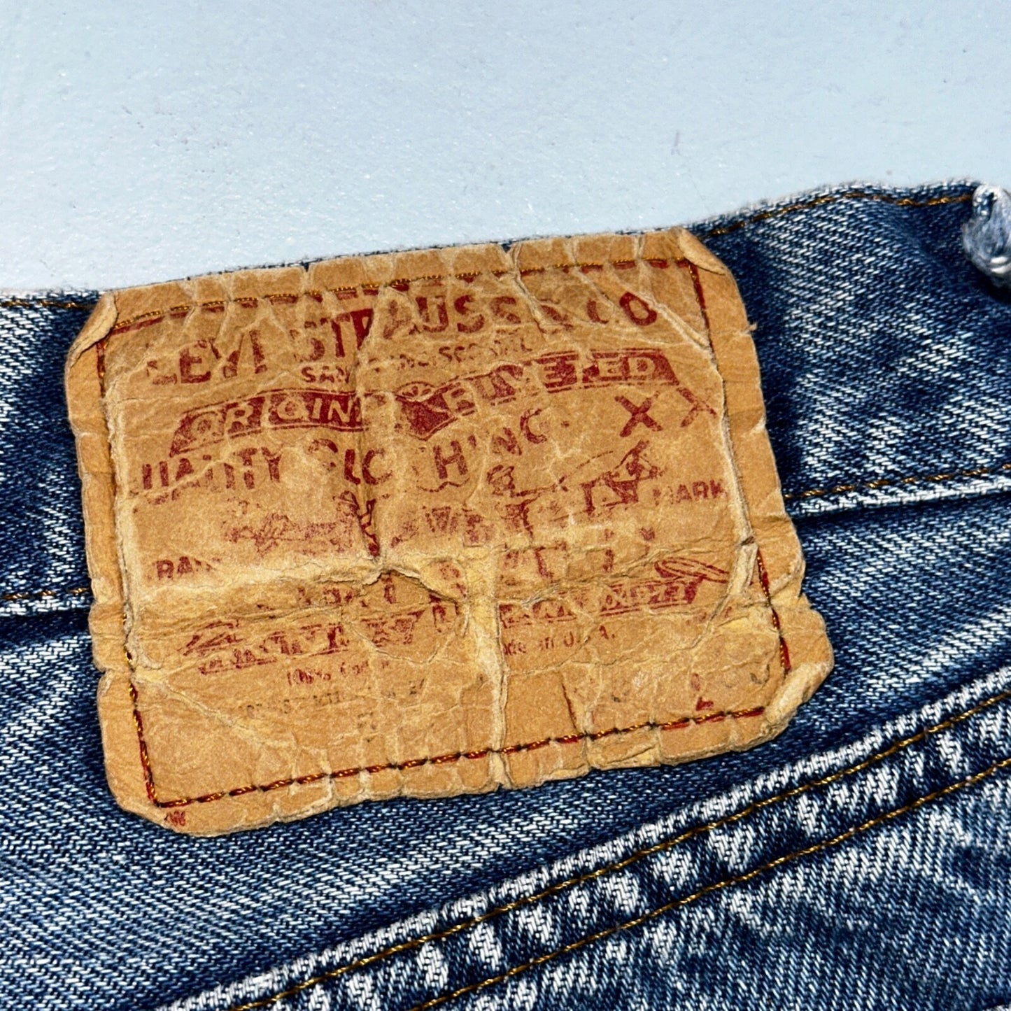 Levis 501 Vintage 80s Redline Selvedge USA XX Jeans Skinny Tailored Act 28X29