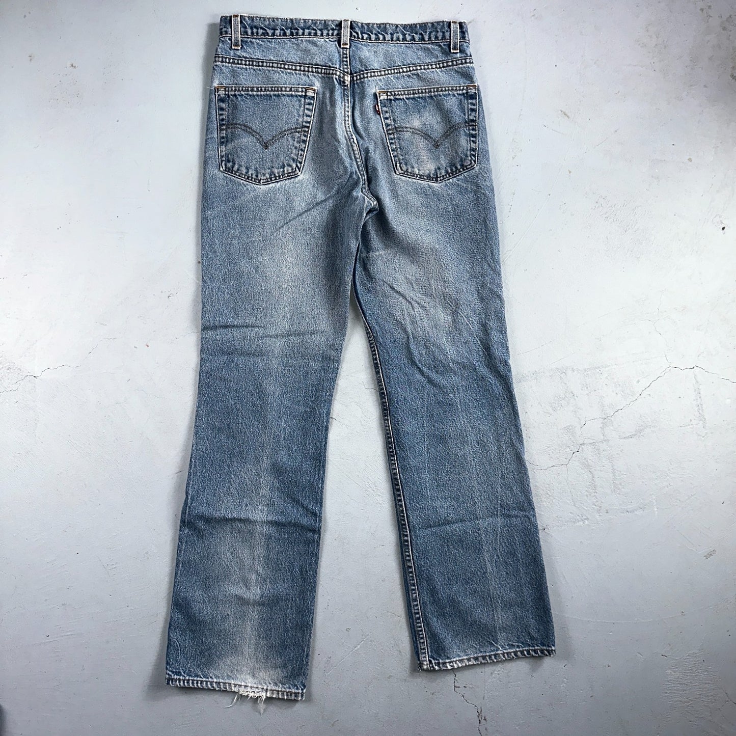 Levis 517 Jeans Mens 36x34 Black Denim Bootcut Red Tab USA Vintage 90s 34x32