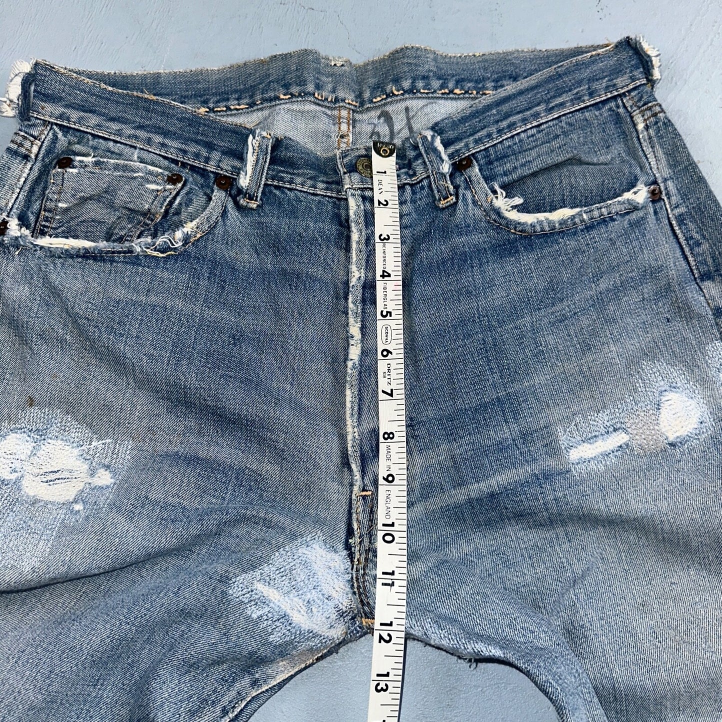 Levis 501 Big E Vintage 60s Redline Selvedge USA XX 1960s Jeans 66 Act 34x28
