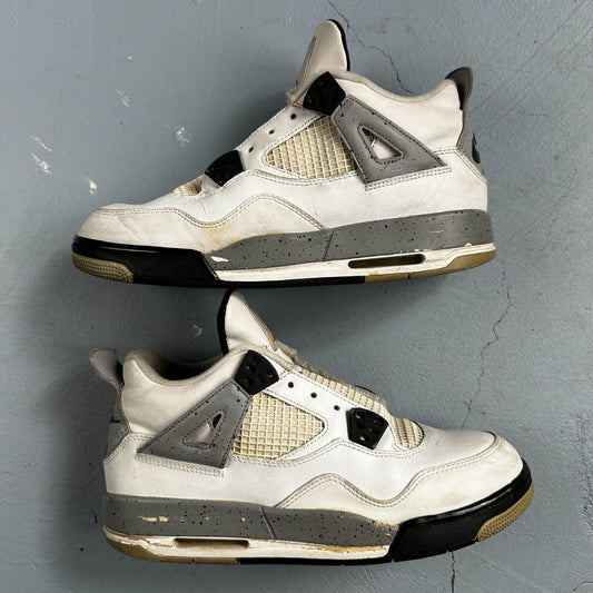 Nike Air Jordan 4 Retro GS 'Cement' 2012 836016-192 Youth Size 7Y No Box