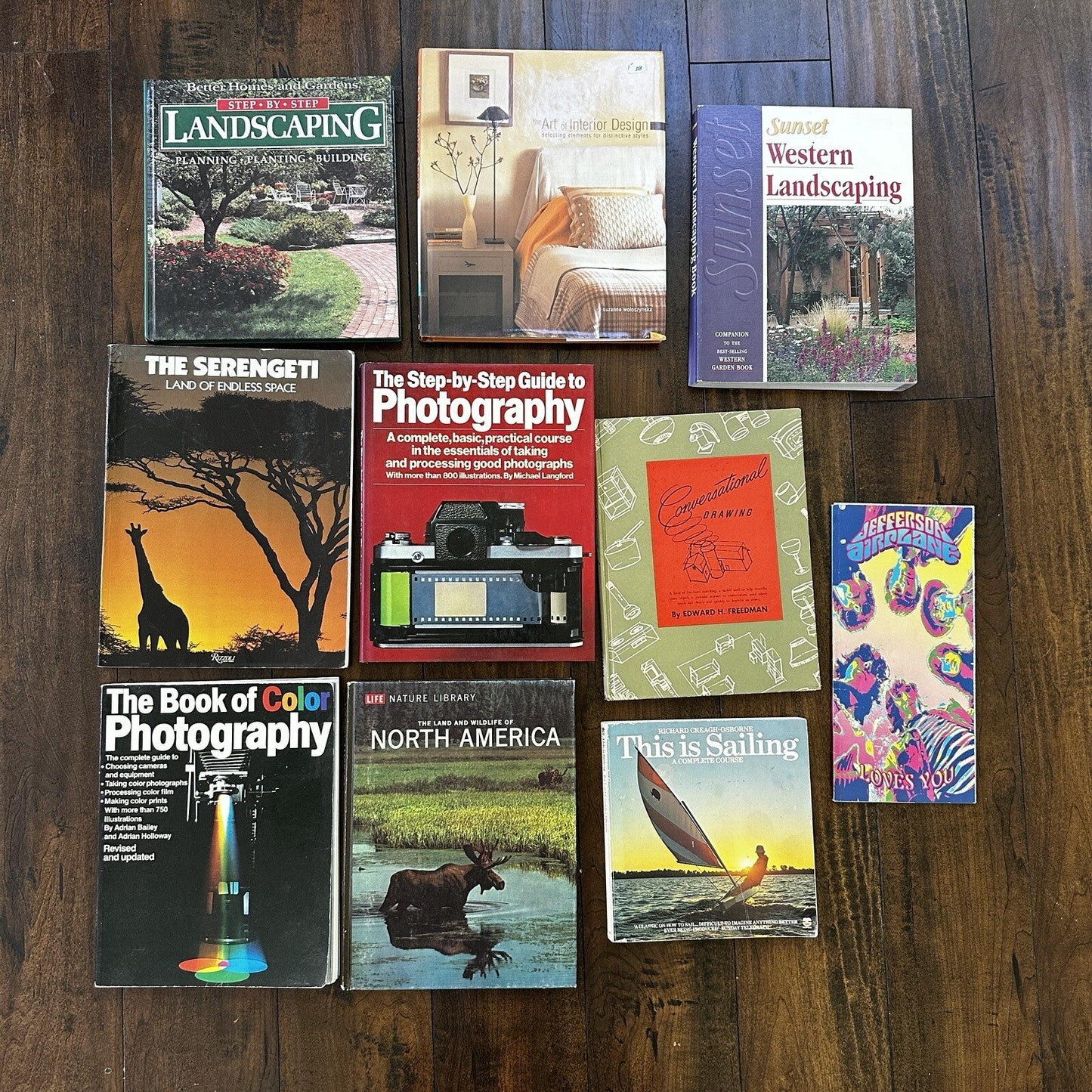 Lot 10 Cool Old Vintage Rare Hardcover Random Books Design Photography Art