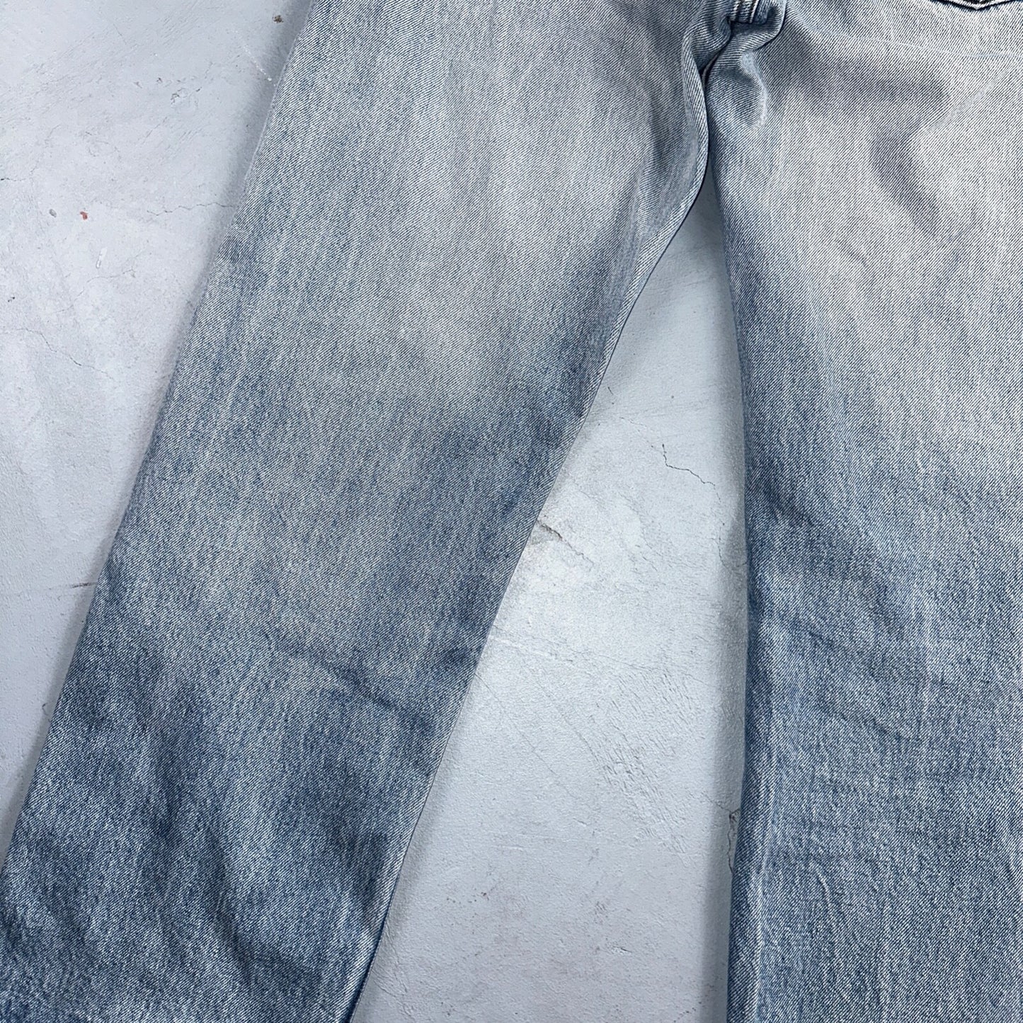 Levis 501 Vintage 80s Redline Selvedge USA XX Jeans Light Wash 524 Act 32x27