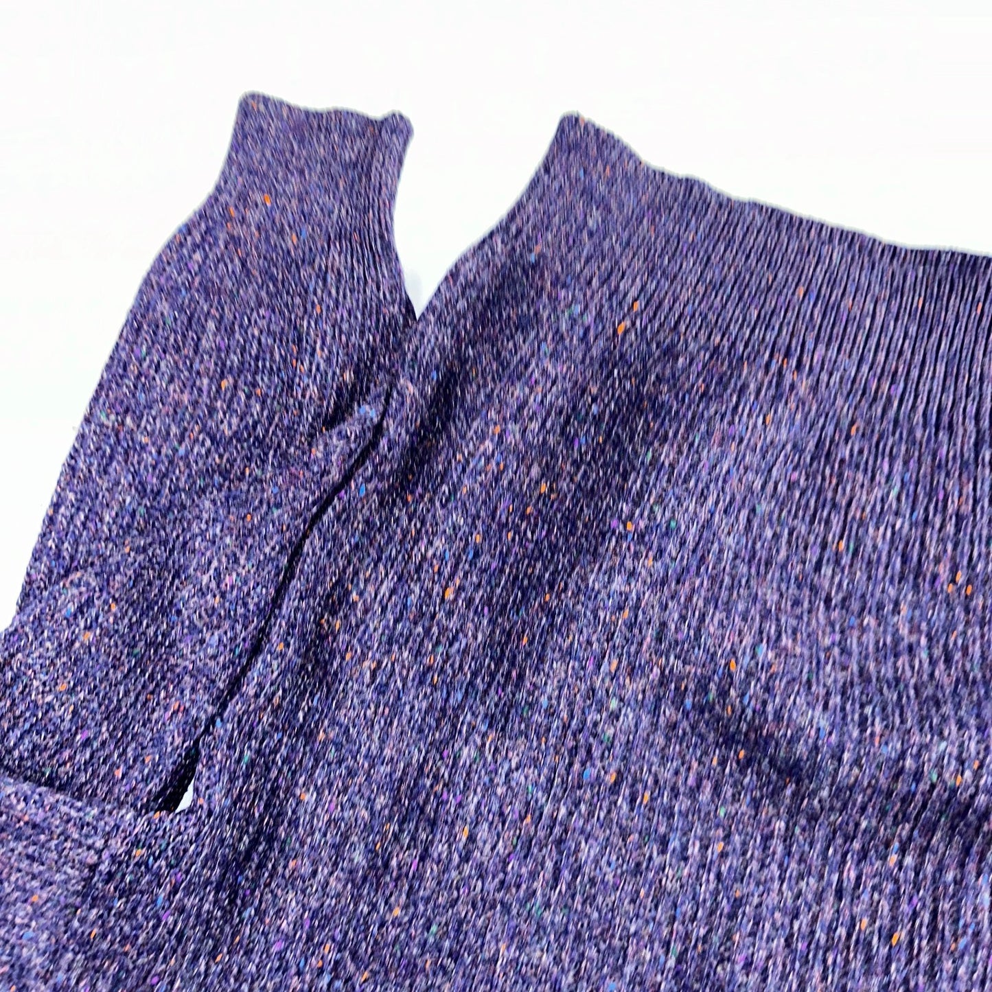 Vintage 70s Lord Jeff Hebrides Tweeds Pullover Sweater Large Purple 1970s Wool