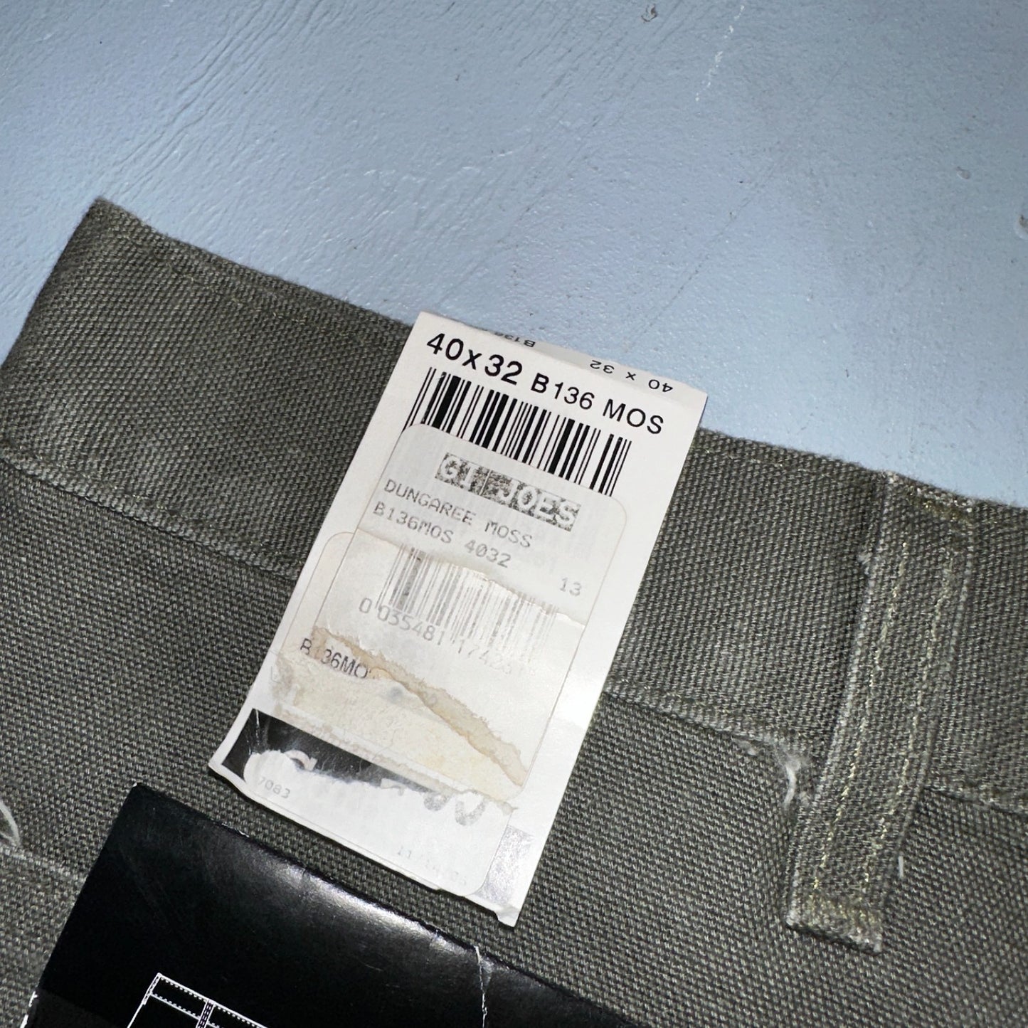 Carhartt NWT VTG Double Knee Carpenter Pants Y2K B01 B136 MOS Green 40x32 DS