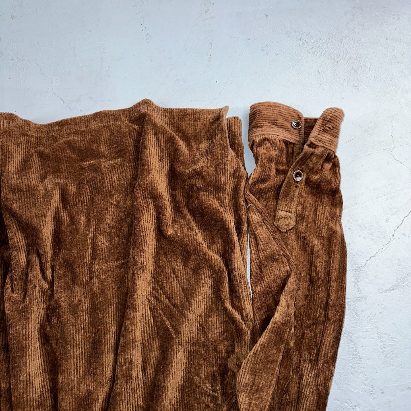 True Grit Brown Tan Shirt Mens L Corduroy Camp Hike Chore Button Down Shirt USA