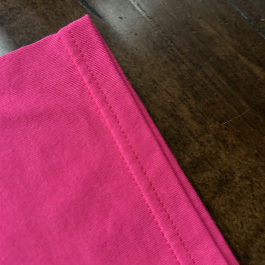 Vintage T Shirt Life Is Short Funny Quote Pink Chicago Tall People Club Cool Rap