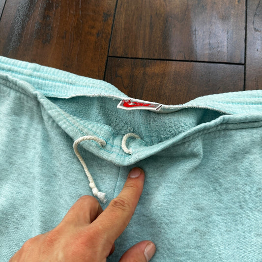 VTG Nike Athletic Blue Sweatpants S Drawstring Adjustable Jogger Y2K Gym