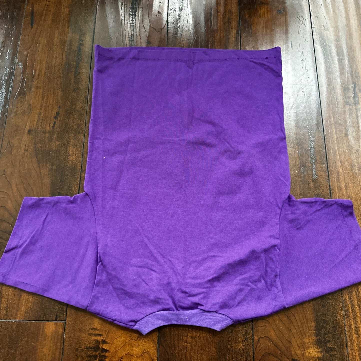 Aladdin Genie Purple AOP Vintage T Shirt 90s Single Stitch Kids Medium Disney