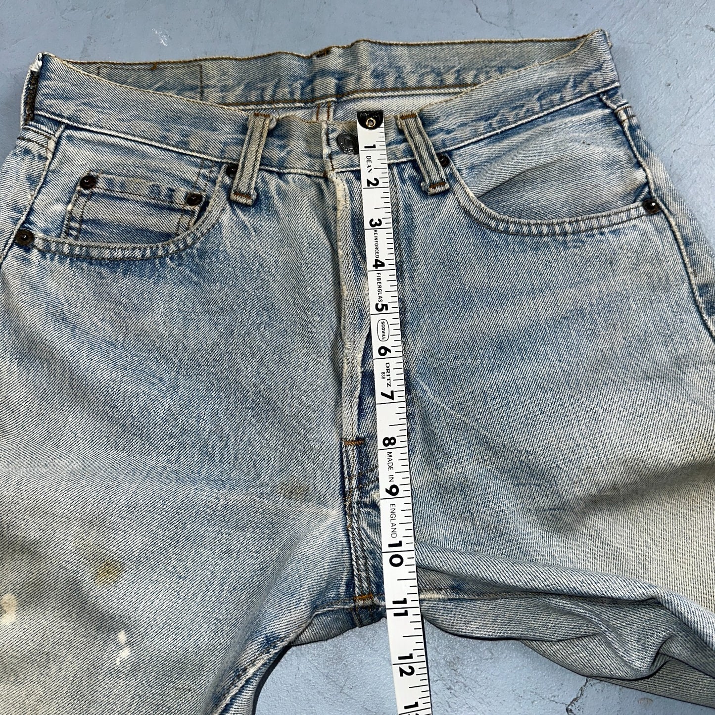 Levis 501 Vintage 80s Redline Selvedge USA XX Jeans Light Wash 1980s Act 28x29