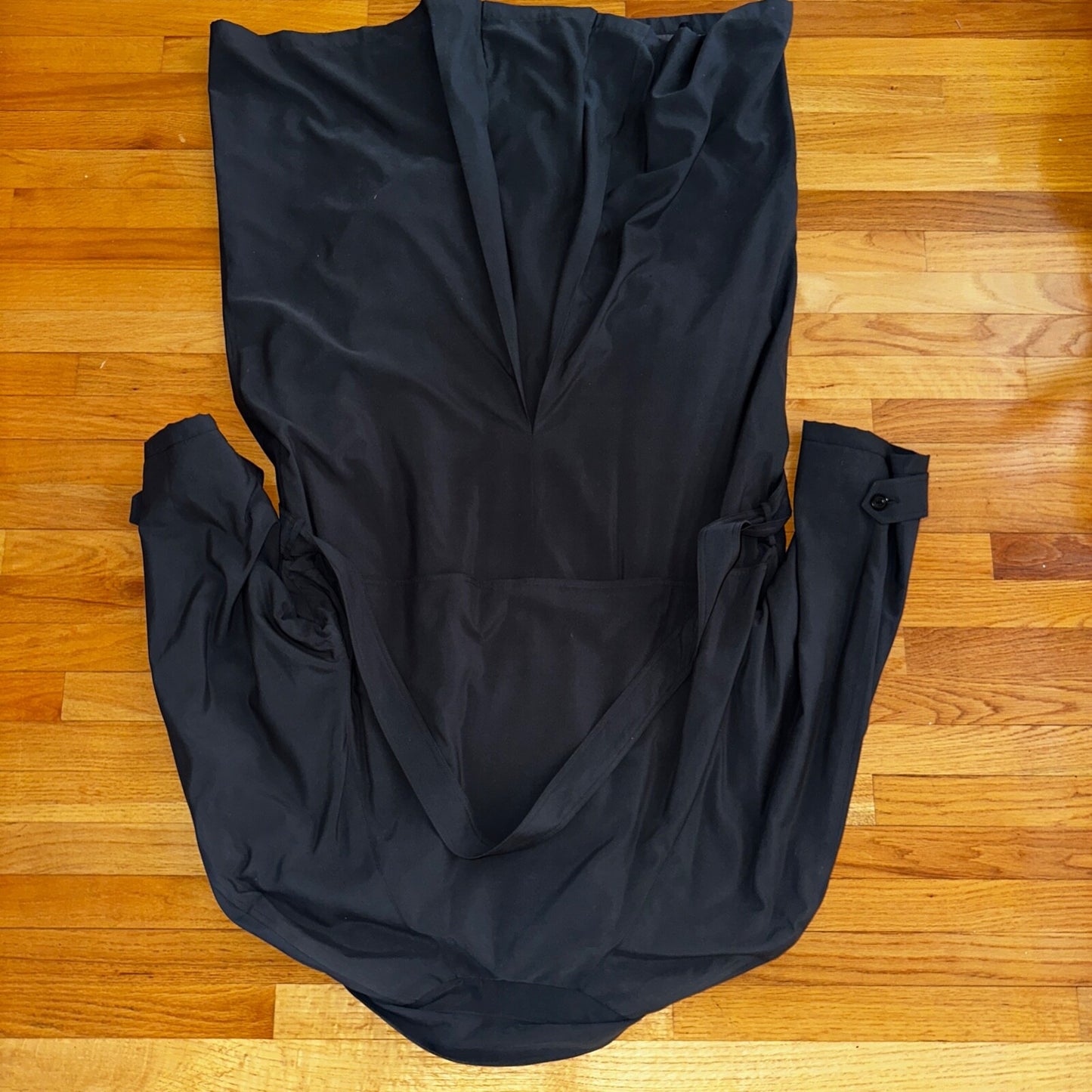 Bill Blass Menswear Trench Coat 46R Removable Liner Long Belted Overcoat VTG