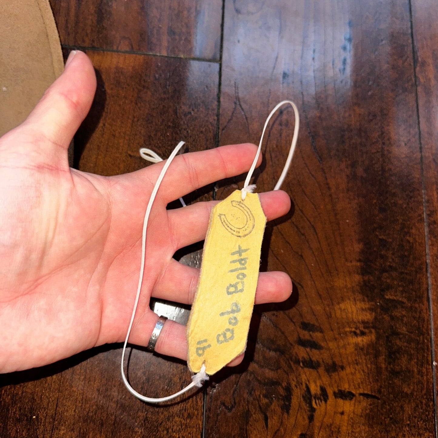 Vintage Walkabout Suede Hat Size Medium South Australia Real Leather Blanctete