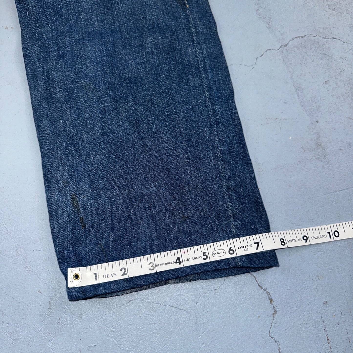 Levis 701 Big E Vintage 50s Redline Hidden Rivets USA 1950s Jeans 501 Act 26x29
