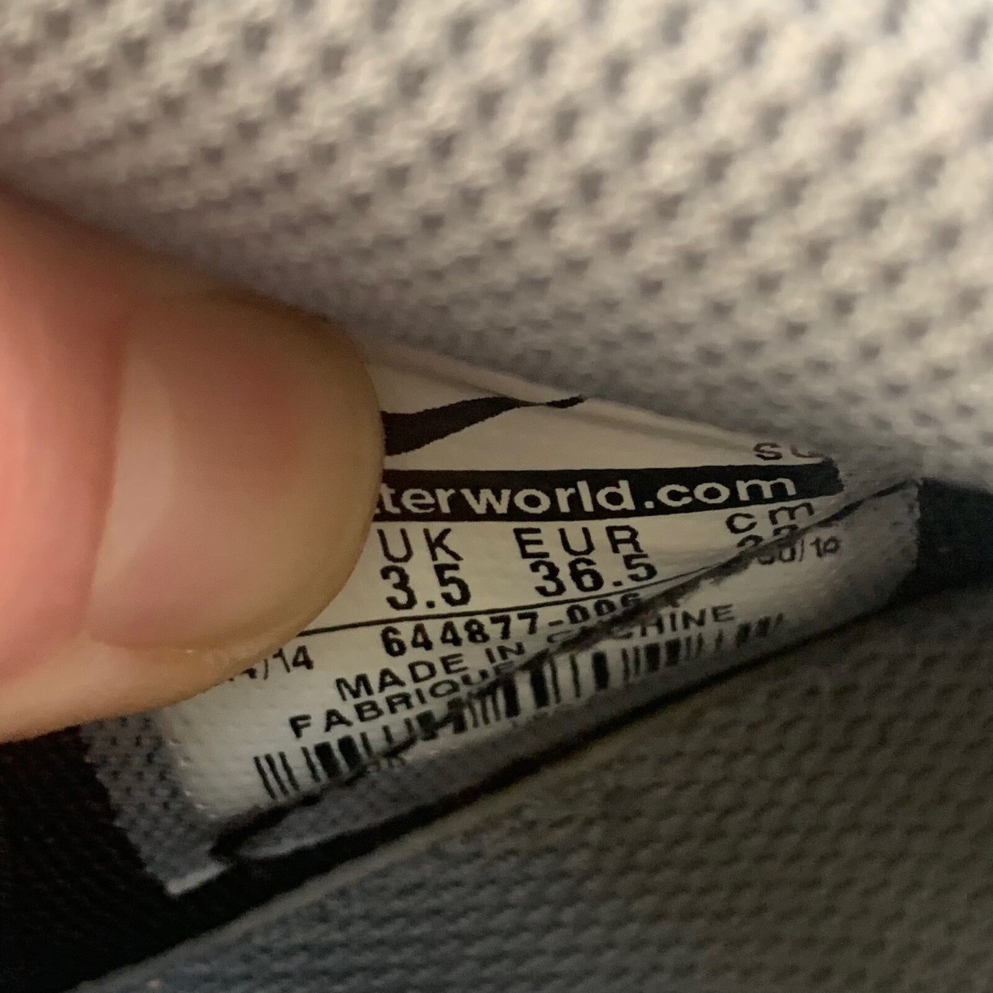 Nike Dunk Sky-Hi Essential Women's Sz 6 Black Suede Wedge Gum Sole 644877-006