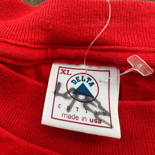 Voo Dog Too Cafe Oregon Vintage T Shirt LA Single Stitch Delta USA 90s Food