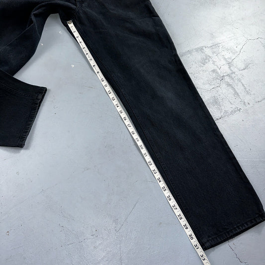 Anchor Blue Jeans Men’s 33x32 Black Original Relaxed Straight Leg Vintage Y2K
