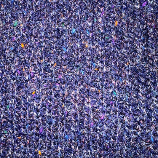 Vintage 70s Lord Jeff Hebrides Tweeds Pullover Sweater Large Purple 1970s Wool