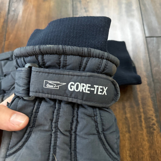 Olympia Gloves Adult XL Navy Blue Black Korea Palm Gore Tex Insulated VTG