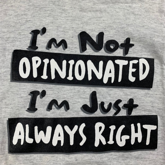 Funny Men Always Right Humor Vintage T Shirt Opinionated Adult Dark Cool Y2K