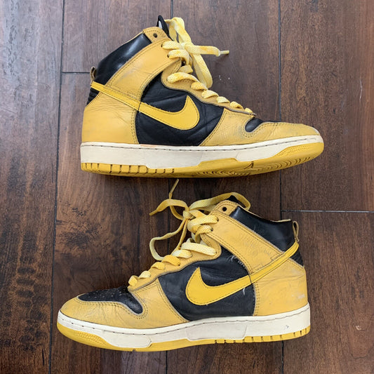 Nike 1985 Dunk Goldenrod Chicago Yellow Black Rare Vintage 85 Air Jordan 1 Sz 8