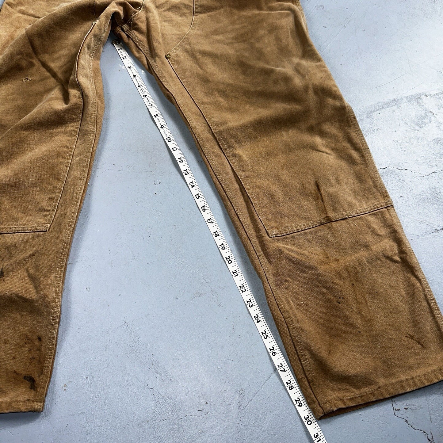 Carhartt 1989 VTG Double Knee Carpenter 80s Pants USA B01 Brown 42x32 Act 40x30