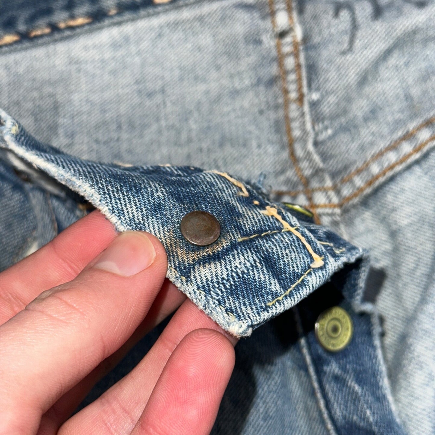 Levis 501 Big E Vintage 60s Redline Selvedge USA XX 1960s Jeans 66 Act 34x28
