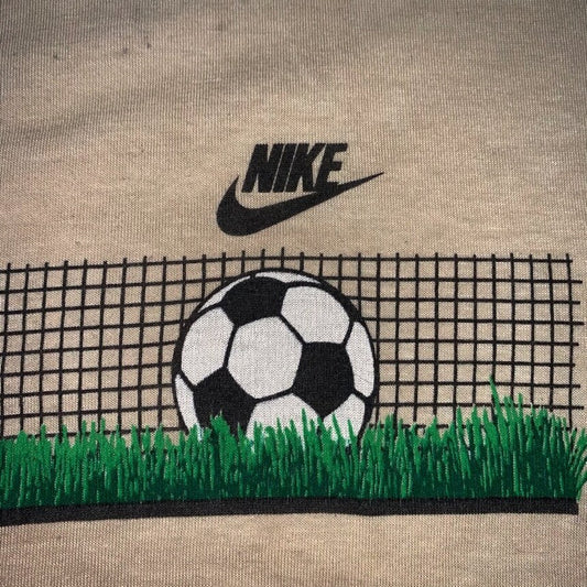 Vintage Nike T Shirt USA Rare Single Stitch Soccer Sports 70s 80s Running Geisha