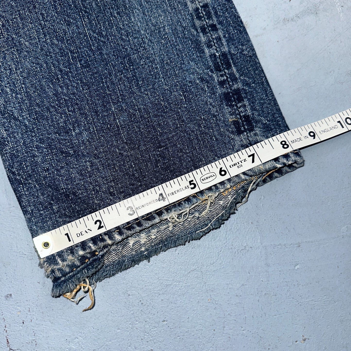 Levis 501 XX Big E Vintage 40s Redline Selvedge USA XX 1940s 50s Jeans 29x28