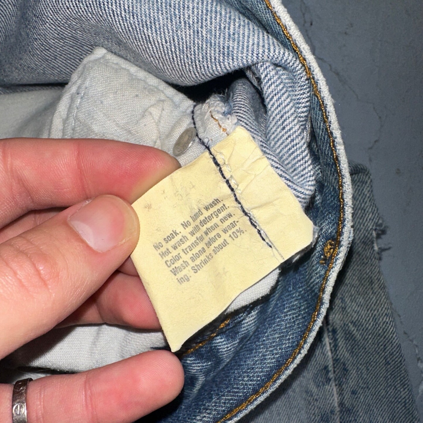 Levis 501 Vintage 80s Redline Selvedge USA XX Jeans Light Wash 1980s Act 28x32